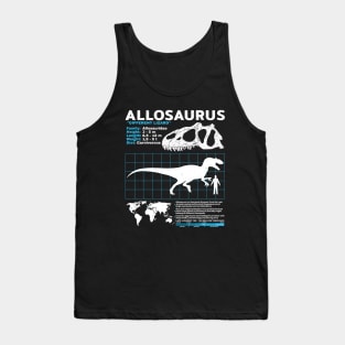 Allosaurus fact sheet Tank Top